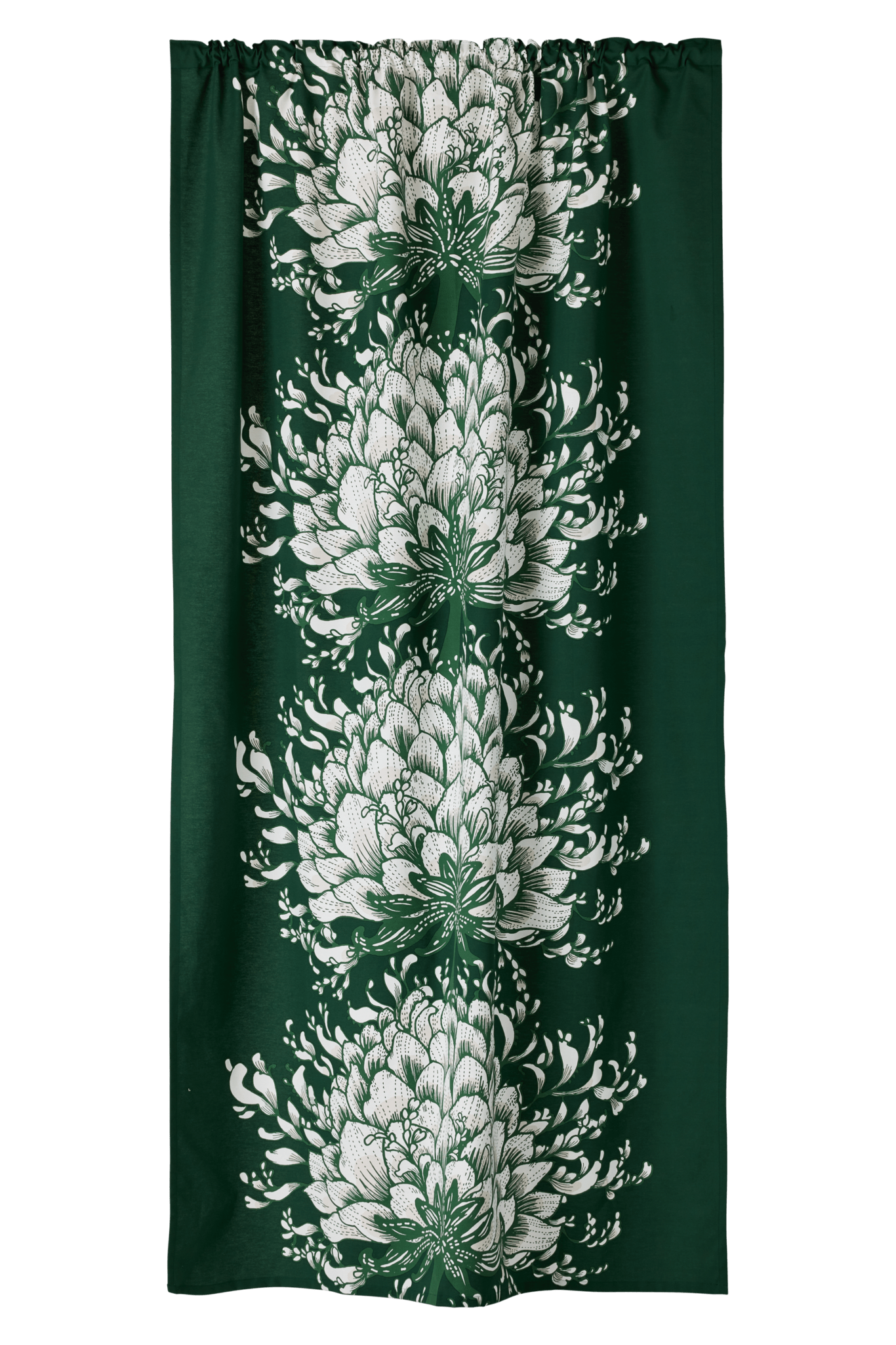 23310-32240-7800CU; Vallila Memento-verho Vihreä / 140x240 cm