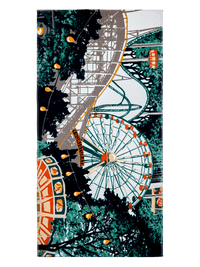109217-8000; Vallila Lintsi-kylpypyyhe Monivärinen / 70x140 cm