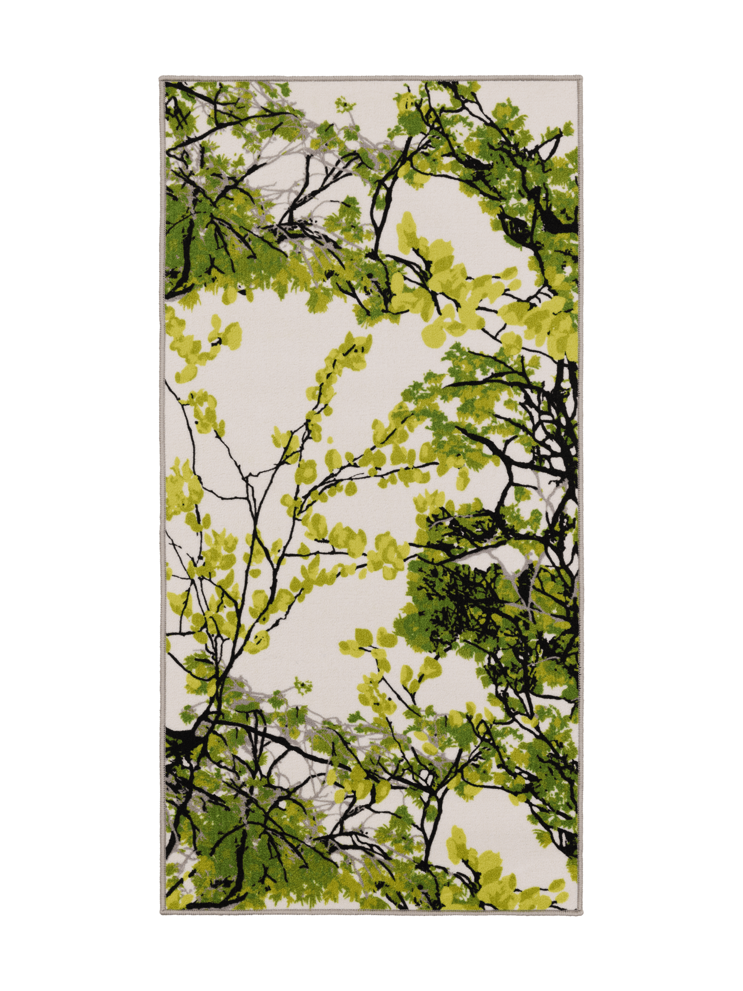 104547-02; Vallila Retriitti-käytävämatto Vihreä / 80x160 cm