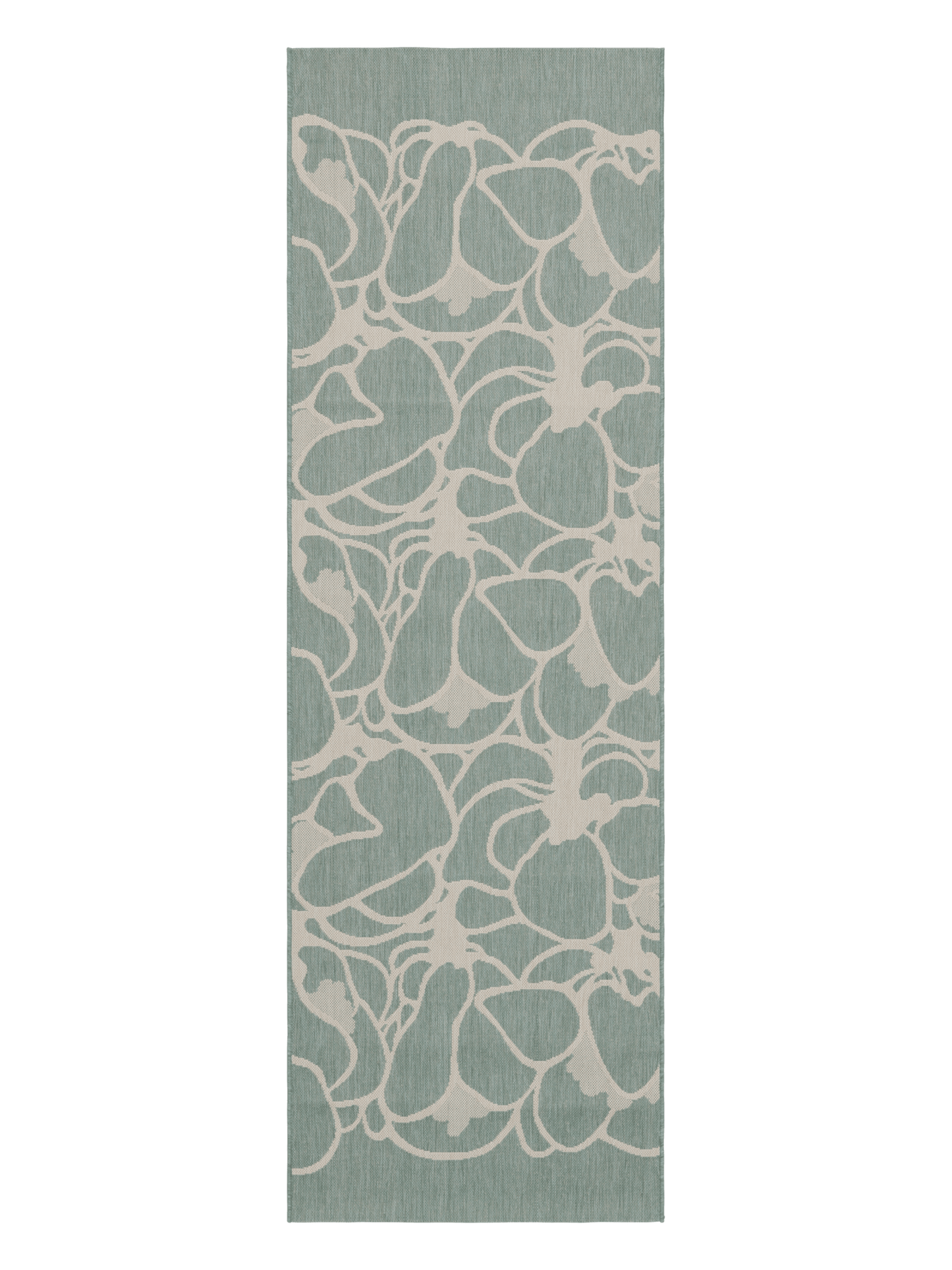 108296-7100; Vallila Makeba-käytävämatto Salvianvihreä / 100x300 cm
