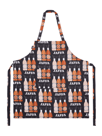 106788-9830; Vallila Jaffa-essu Harmaa-oranssi / 82x84 cm