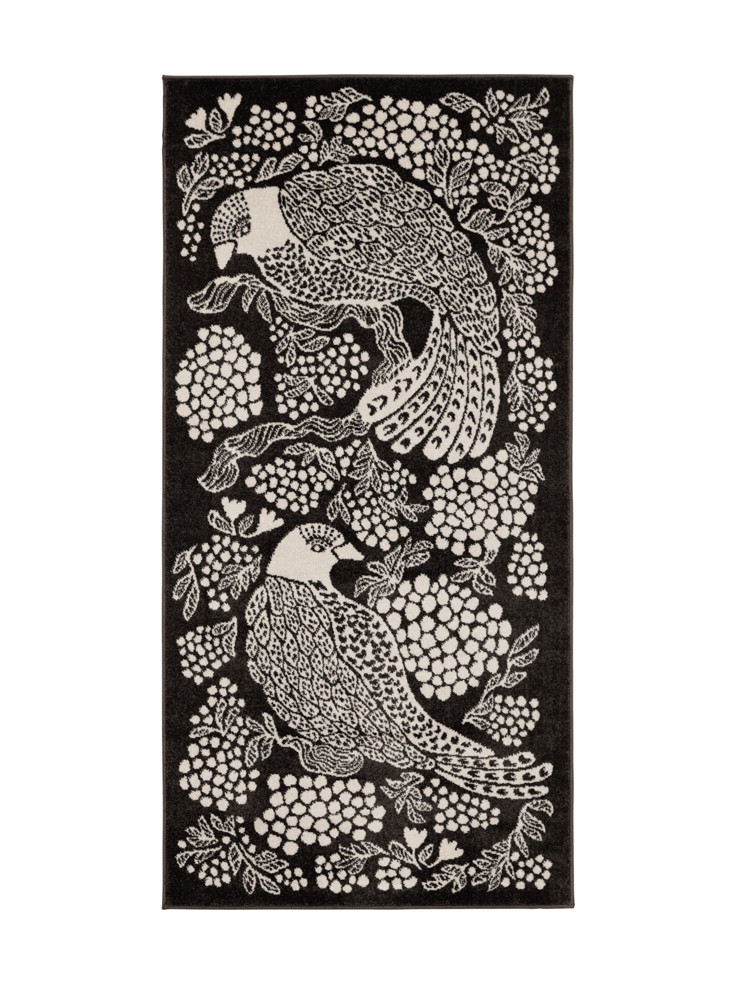 108773-9700; Vallila Viserrys-käytävämatto Tummanharmaa / 80x150 cm 