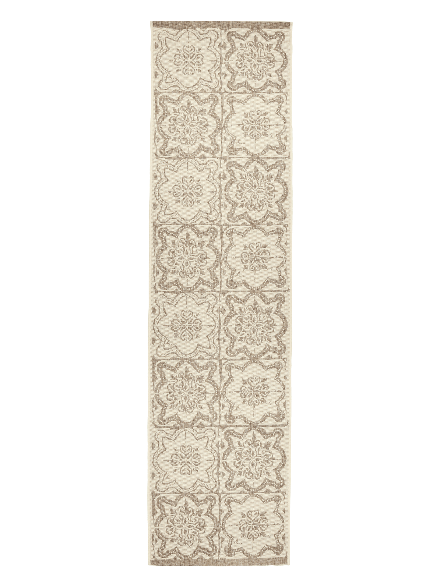 108597-1002; 108596-1002; 108595-1002; 108594-1002; 108593-1002; Vallila Kujakatti-käytävämatto Beige-valkoinen / 80x200 cm 