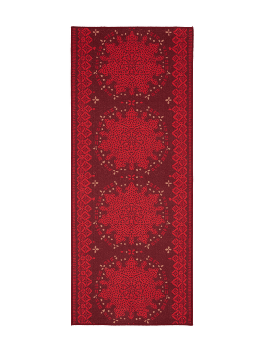 109350-4800; Vallila Elviira-käytävämatto Punainen / 80x200 cm 