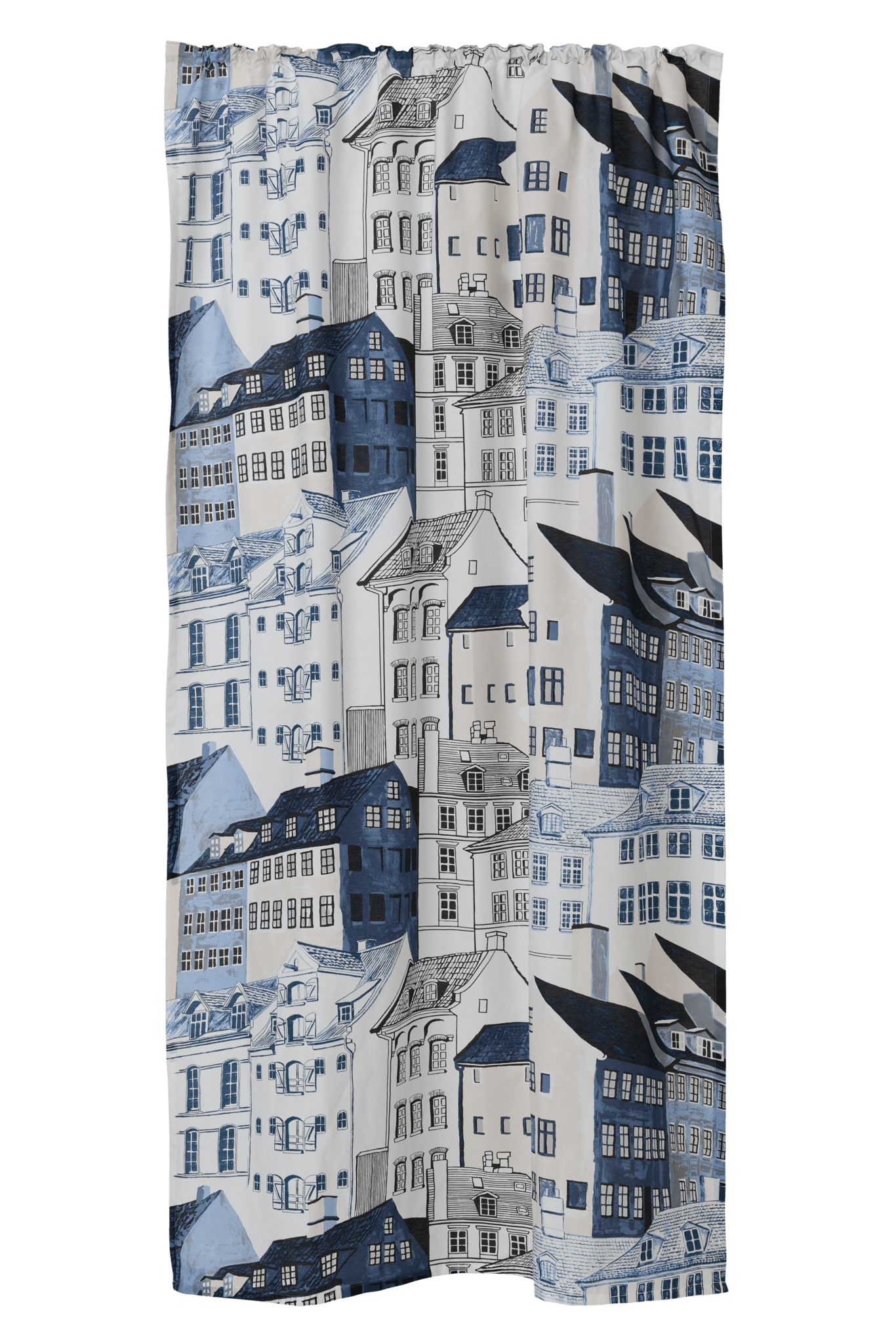 109019-6300; Vallila Kobenhavn-valoverho Sininen / 140x250 cm 