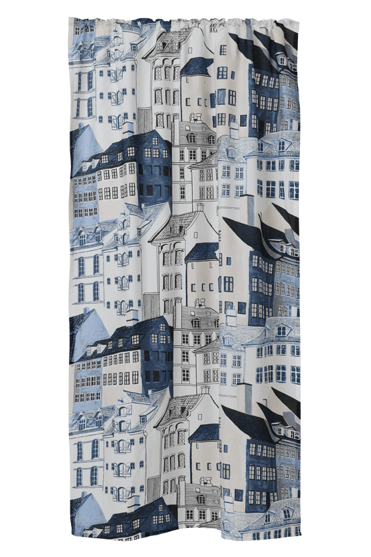 109019-6300; Vallila Kobenhavn-valoverho Sininen / 140x250 cm 