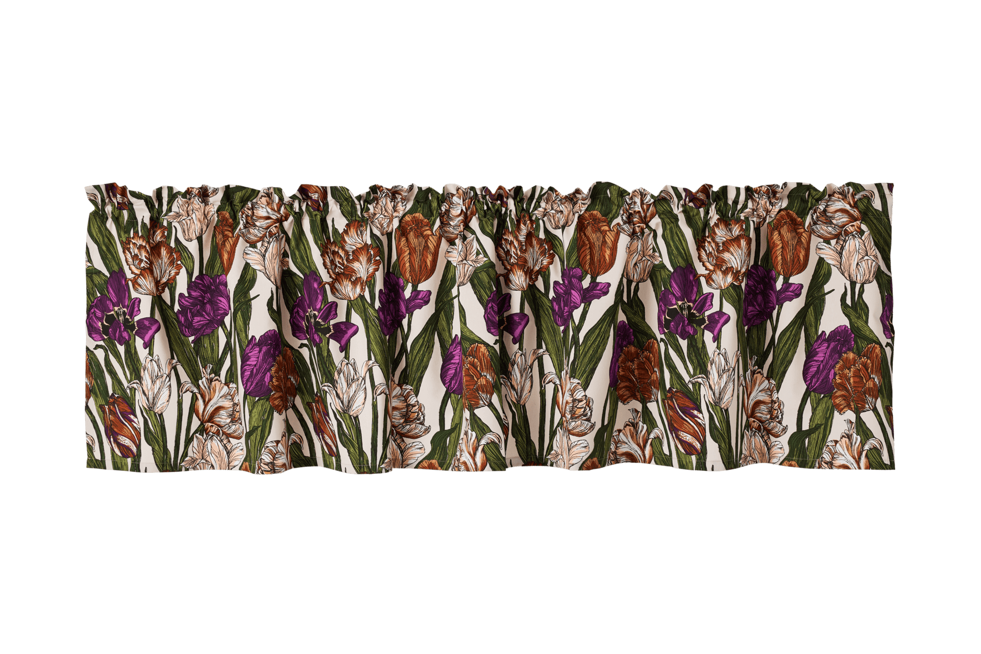 23310-101300-3750VA; Vallila Kukoistus-verhokappa Terra-violetti / 60x250 cm 