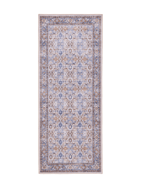 108337-1064; Vallila Jalokivi-käytävämatto Beige-sininen / 80x200 cm 