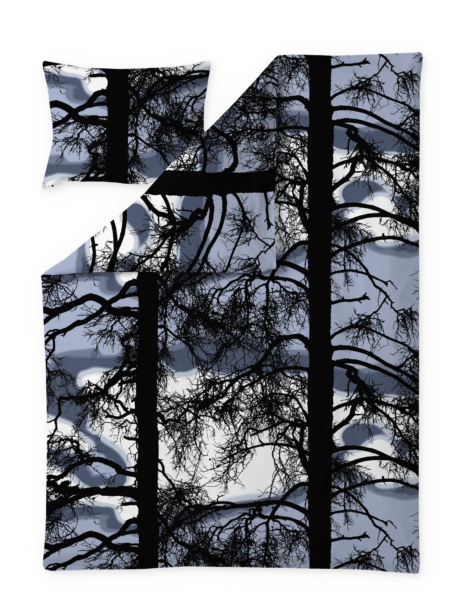 104166-6200; Vallila Kelohonka-pussilakanasetti Sininen / 150x210 cm 