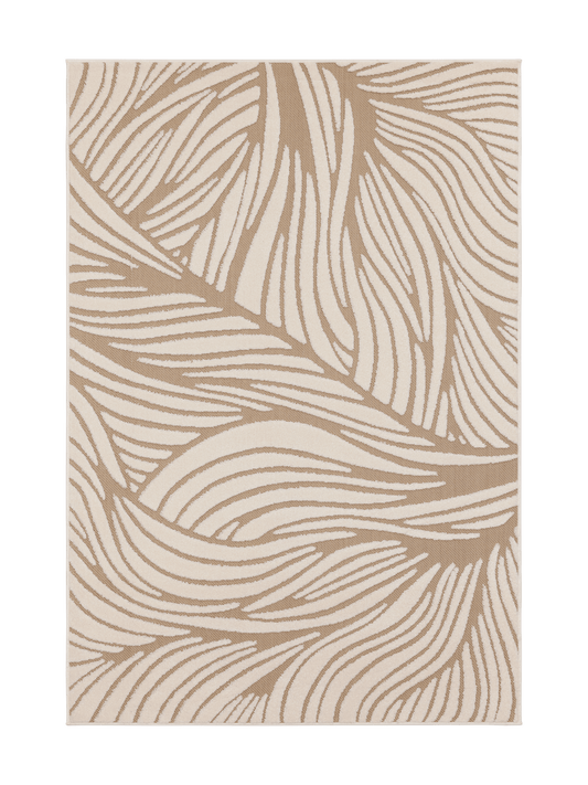 109263-1001; Vallila Aallokko-matto Beige-valkoinen / 200x300 cm 