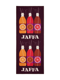 108739-4900; Vallila Jaffa-käytävämatto Viininpunainen / 80x200 cm 