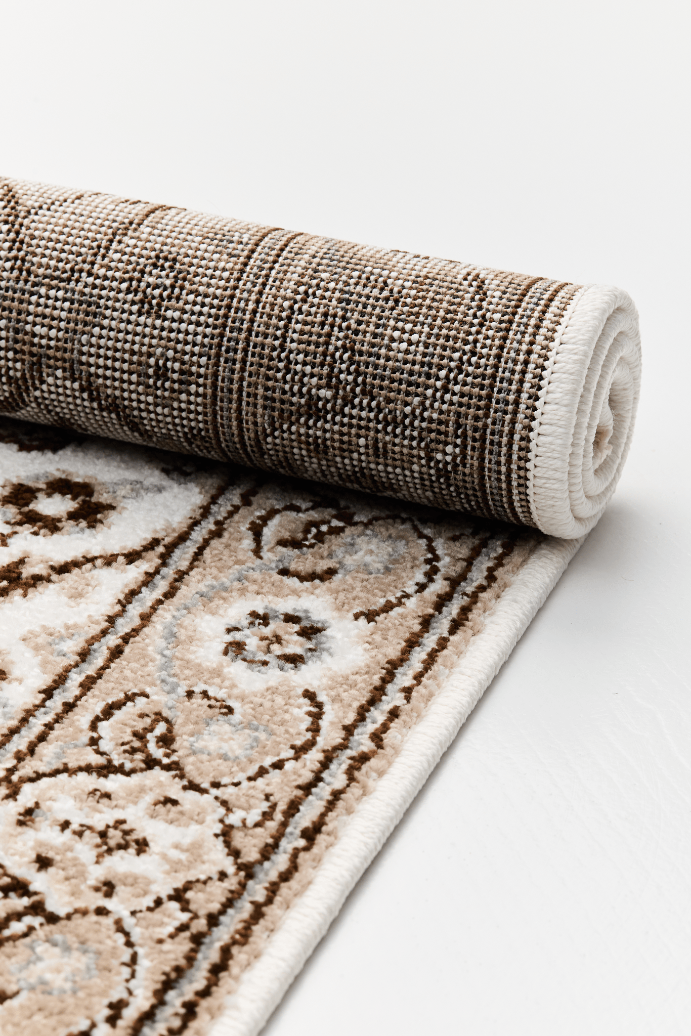 109267-1001_3; Vallila Kaneli-matto Beige-valkoinen / 160x230 cm 