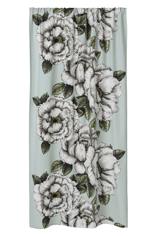 CT002457-7110; Vallila Alma-verho Salvianvihreä / 140x250 cm 