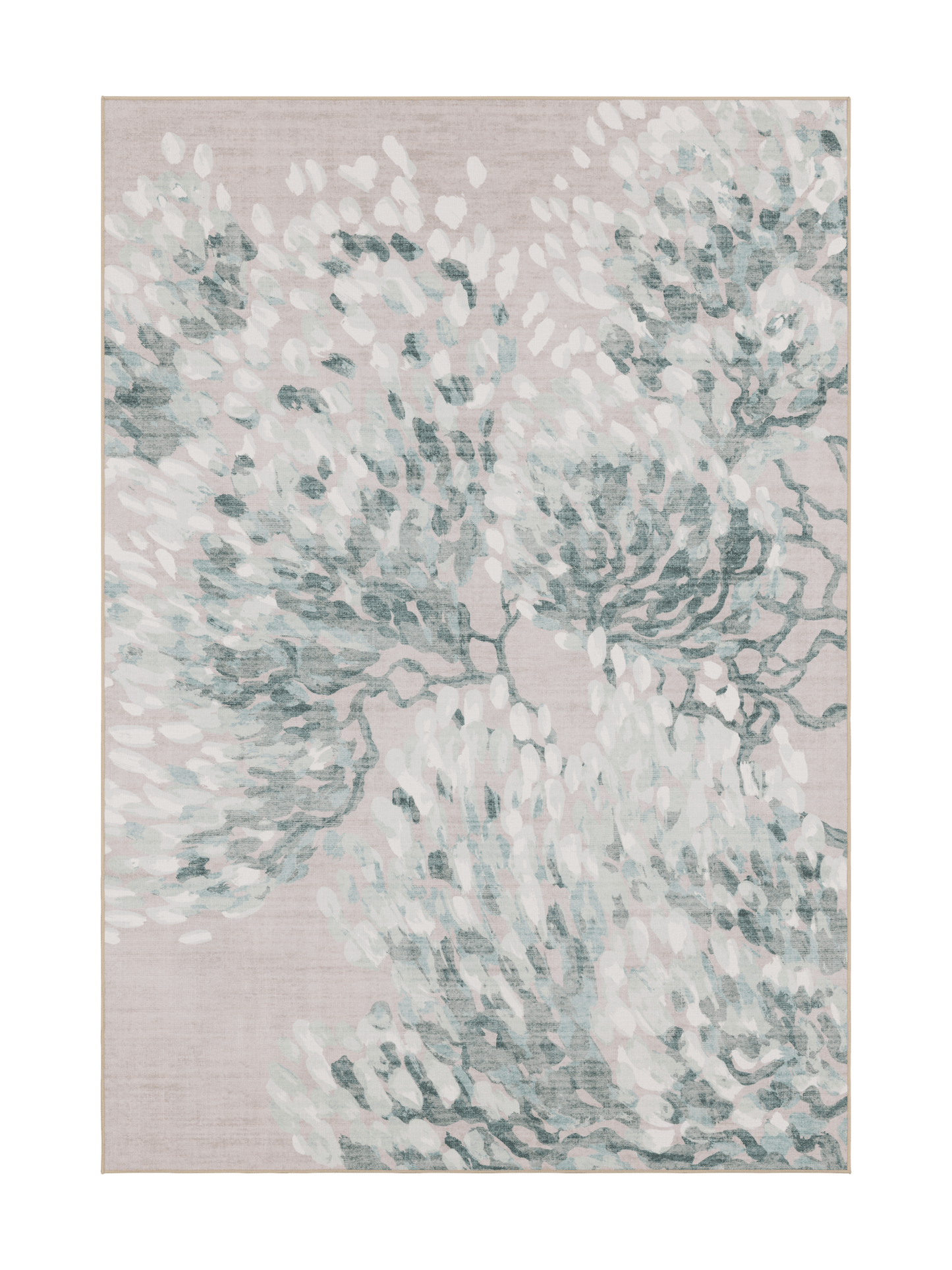 108481-1073; Vallila Taikapuu-matto Beige-vihreä / 160x230 cm 