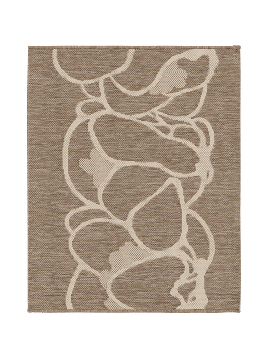 108294-1001; Vallila Makeba-käytävämatto Beige-valkoinen / 100x80 cm 