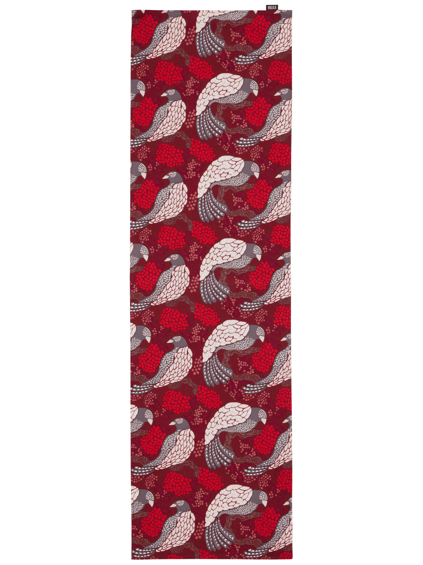 109334-4800; Vallila Viserrys-kaitaliina Punainen / 40x150 cm 