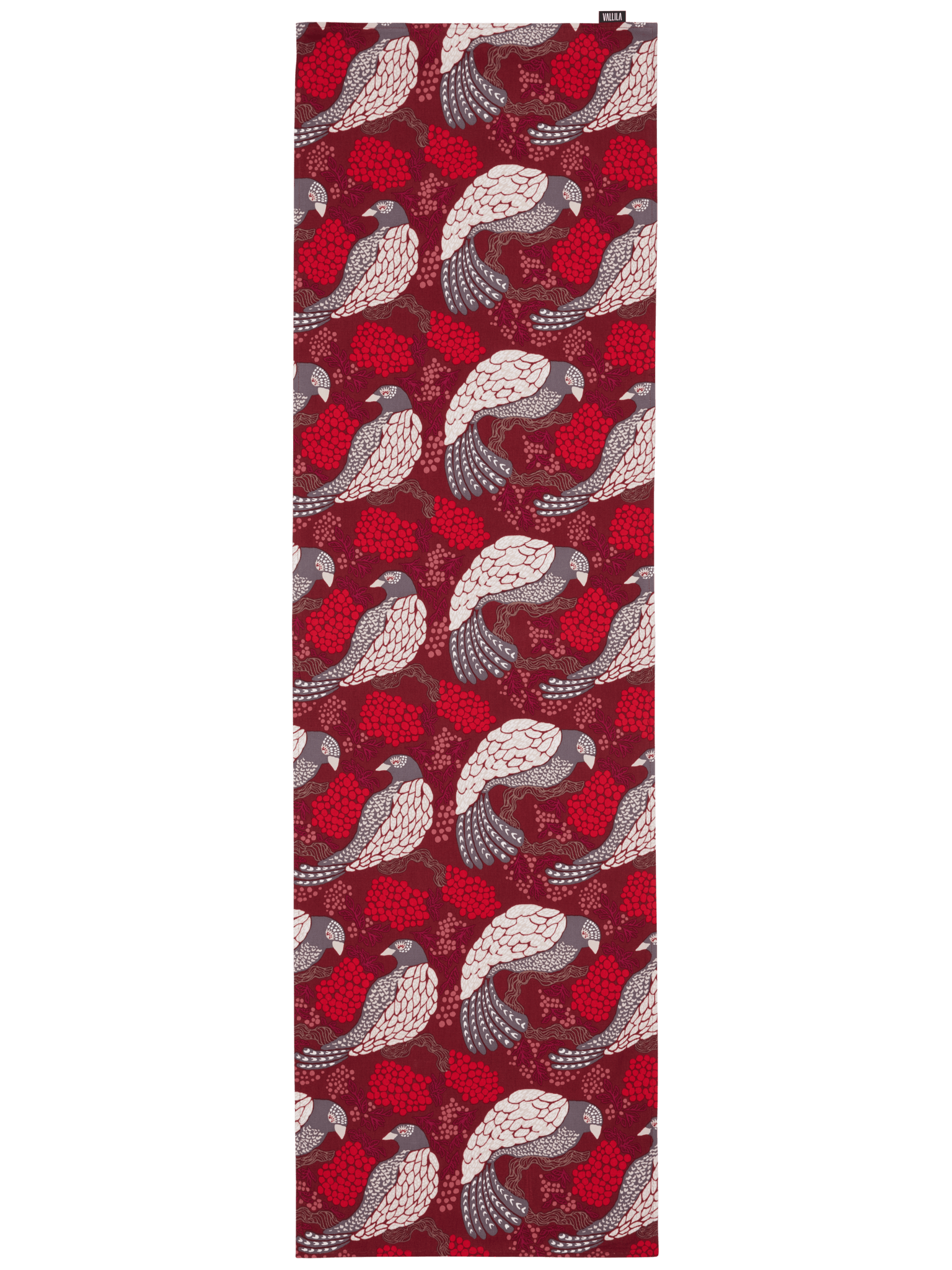 109334-4800; Vallila Viserrys-kaitaliina Punainen / 40x150 cm 