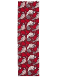 109334-4800; Vallila Viserrys-kaitaliina Punainen / 40x150 cm 