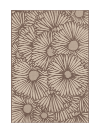 109068-1200; Vallila Stella-matto Taupe / 133x190 cm 