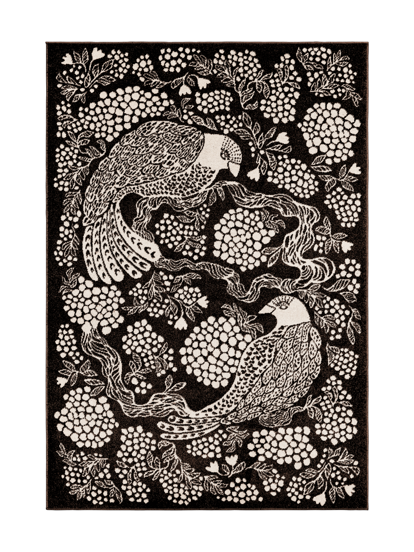 108775-9700; Vallila Viserrys-matto Tummanharmaa / 160x230 cm 