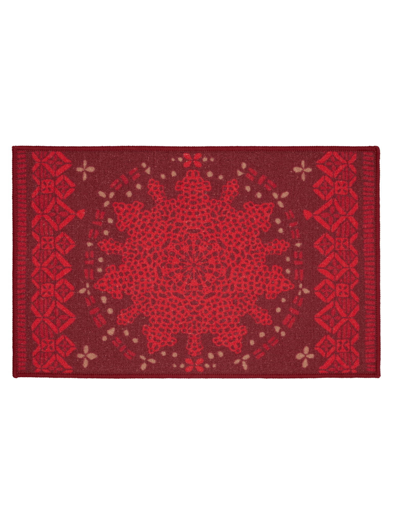 109349-4800; Vallila Elviira-kynnysmatto Punainen / 50x80 cm 