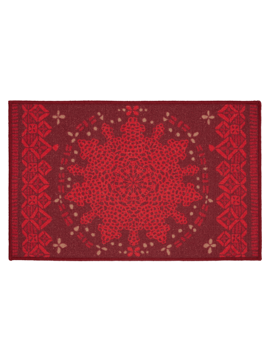 109349-4800; Vallila Elviira-kynnysmatto Punainen / 50x80 cm 