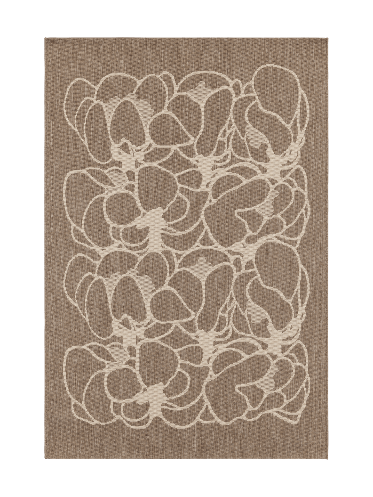 108297-1001; Vallila Makeba-matto Beige-valkoinen / 160x230 cm 