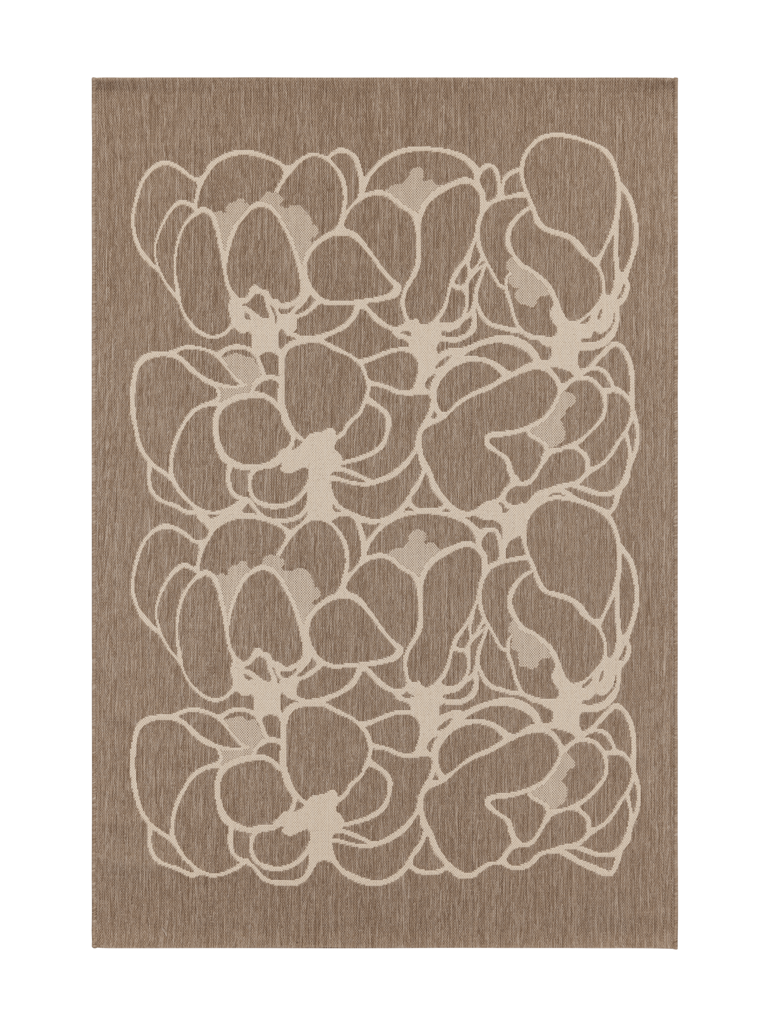 108297-1001; Vallila Makeba-matto Beige-valkoinen / 160x230 cm 