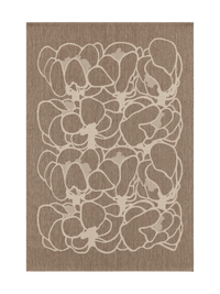 108297-1001; Vallila Makeba-matto Beige-valkoinen / 160x230 cm 