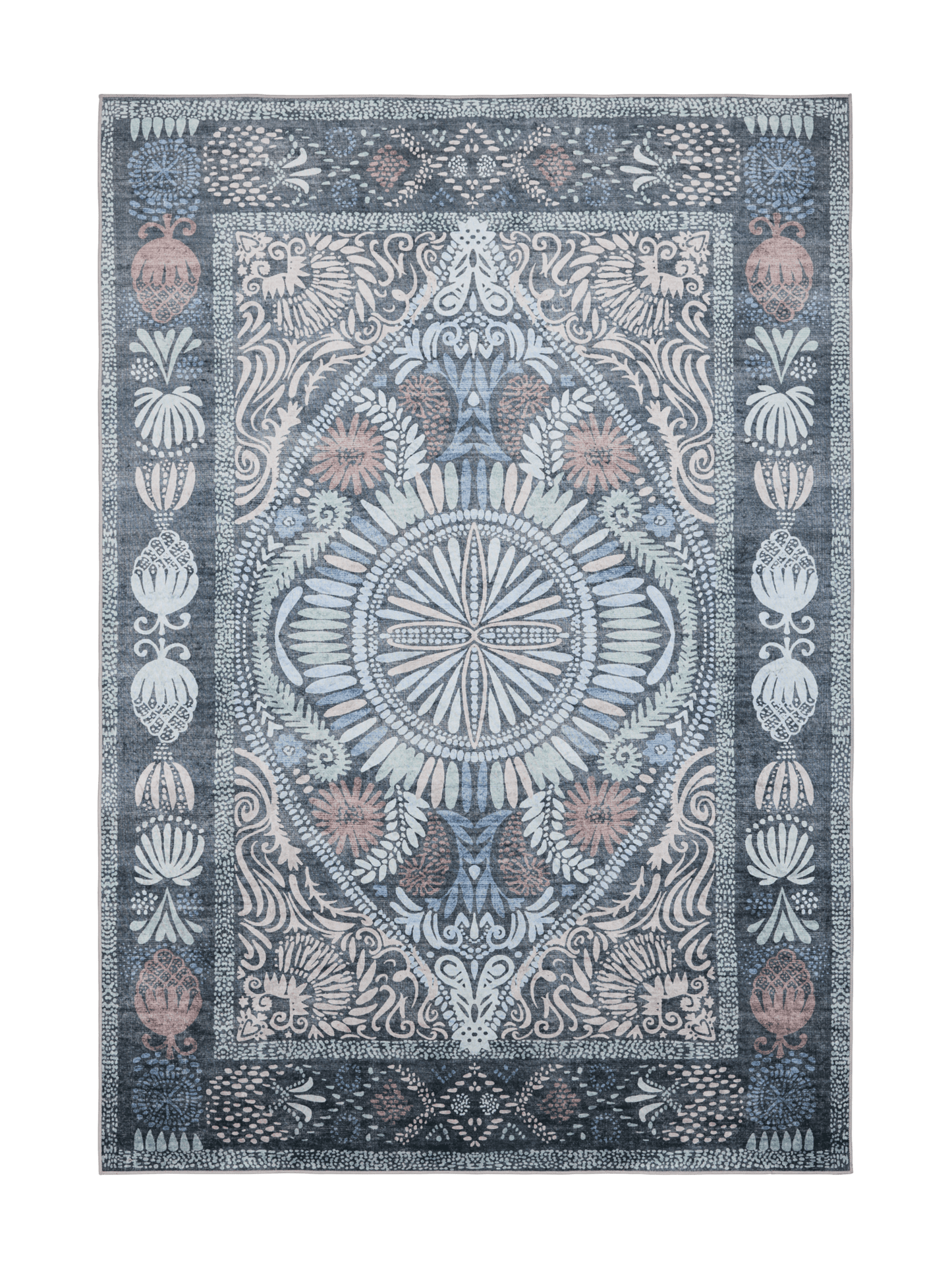 109339-9760; Vallila Hula-matto Harmaa / 140x200 cm 