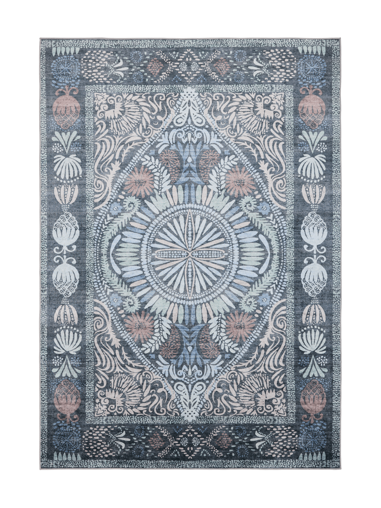 109339-9760; Vallila Hula-matto Harmaa / 140x200 cm 