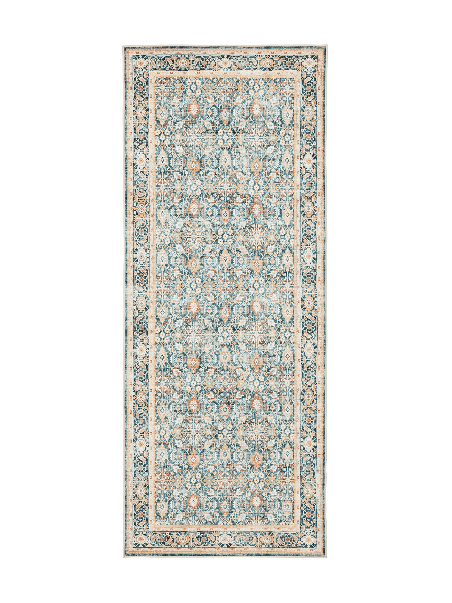 108337-7464; Vallila Jalokivi-käytävämatto Turkoosi / 80x200 cm 