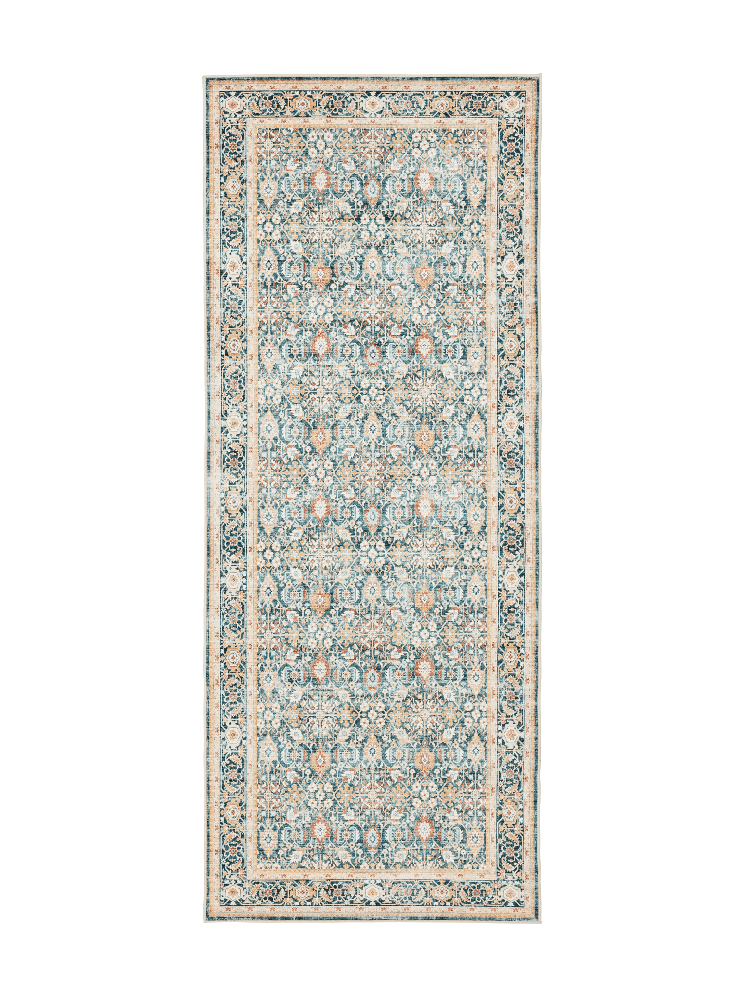 108337-7464; Vallila Jalokivi-käytävämatto Turkoosi / 80x200 cm 
