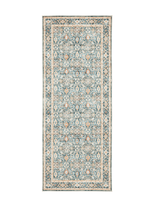 108337-7464; Vallila Jalokivi-käytävämatto Turkoosi / 80x200 cm 