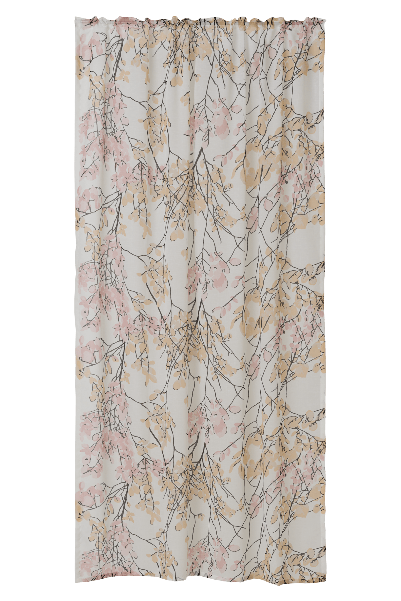 109017-4130; Vallila Lehtisade-valoverho Pinkki / 140x240 cm 