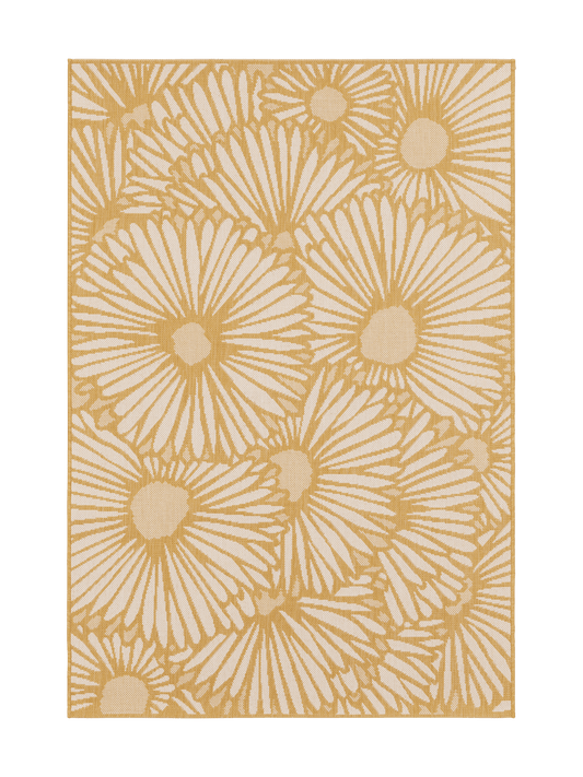109068-2900; Vallila Stella-matto Keltainen / 133x190 cm 