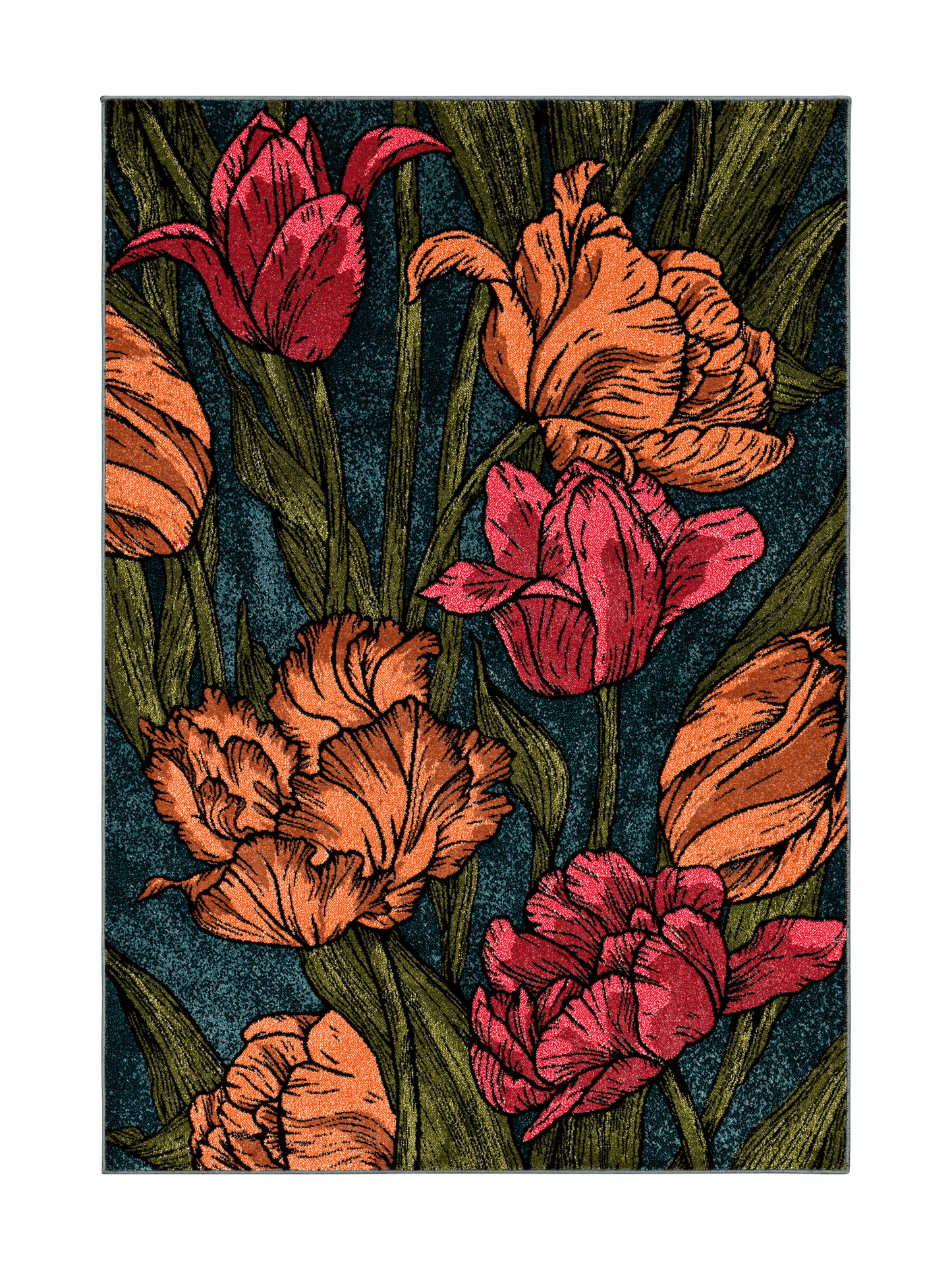 109113-8000; Vallila Kukoistus-matto Monivärinen / 160x230 cm 