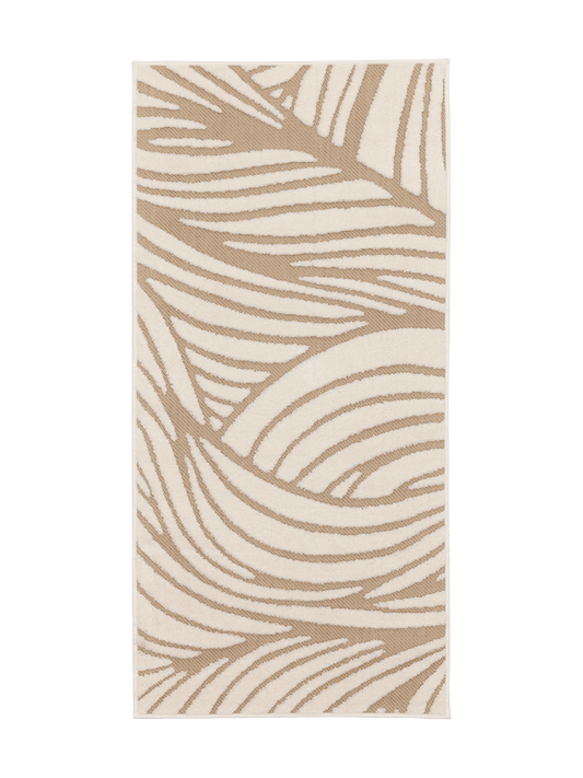 109260-1001; Vallila Aallokko-käytävämatto Beige-valkoinen / 80x160 cm 