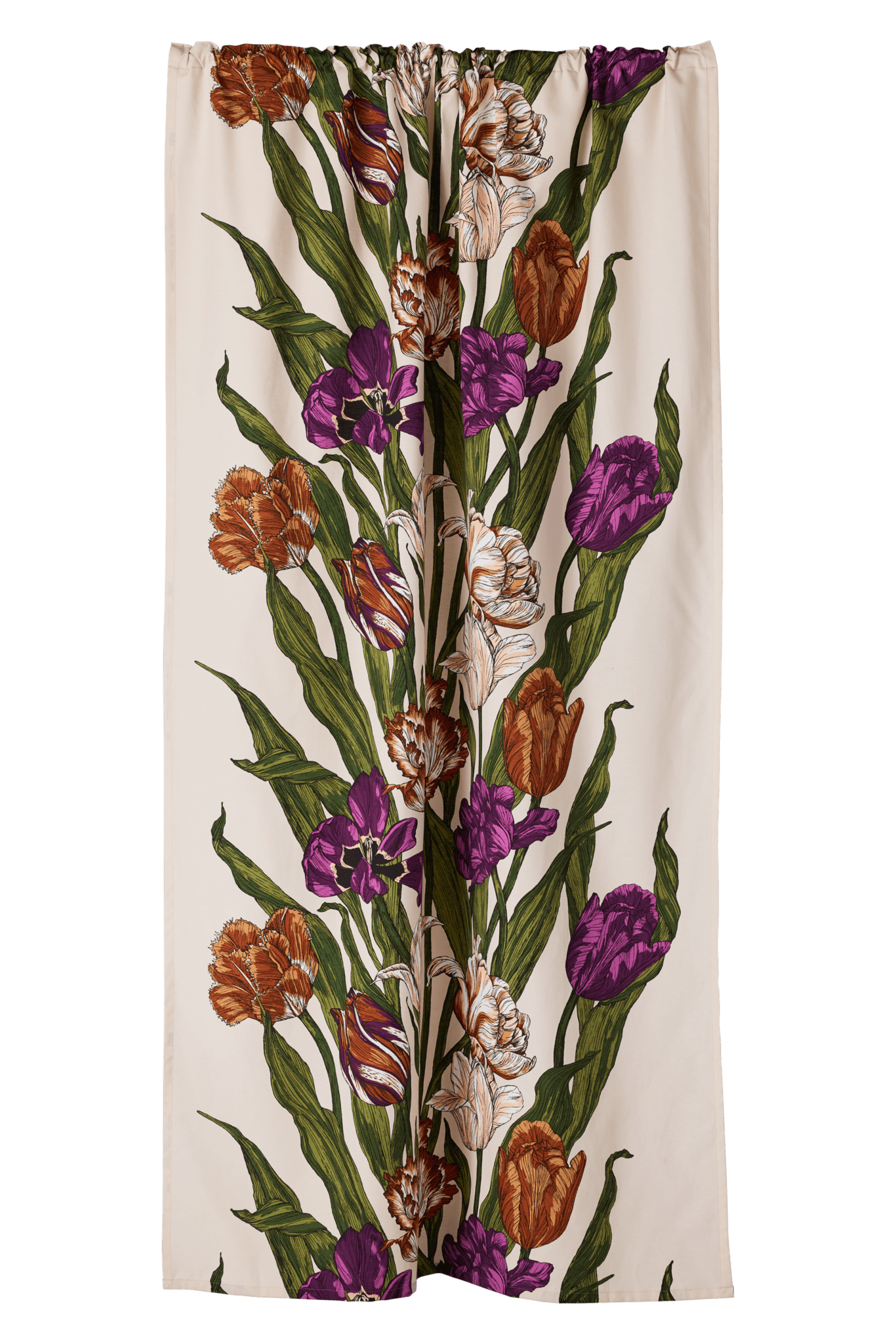 23310-101301-3750CU; Vallila Kukoistus-verho Terra-violetti / 140x250 cm 