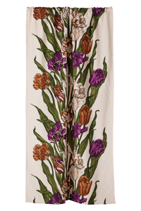 23310-101301-3750CU; Vallila Kukoistus-verho Terra-violetti / 140x250 cm 