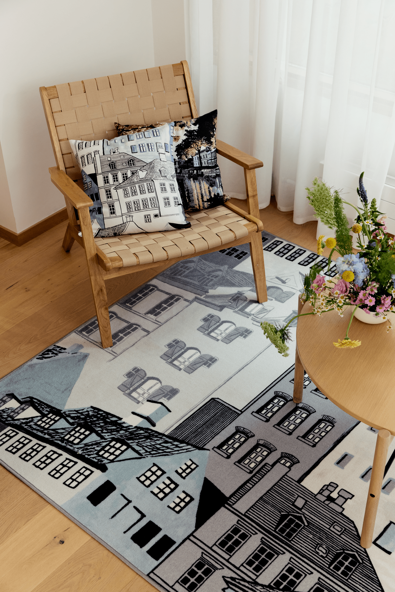 108573-6370_3; Vallila Kobenhavn-koristetyynynpäällinen Mintunvihreä / 43x43 cm 
