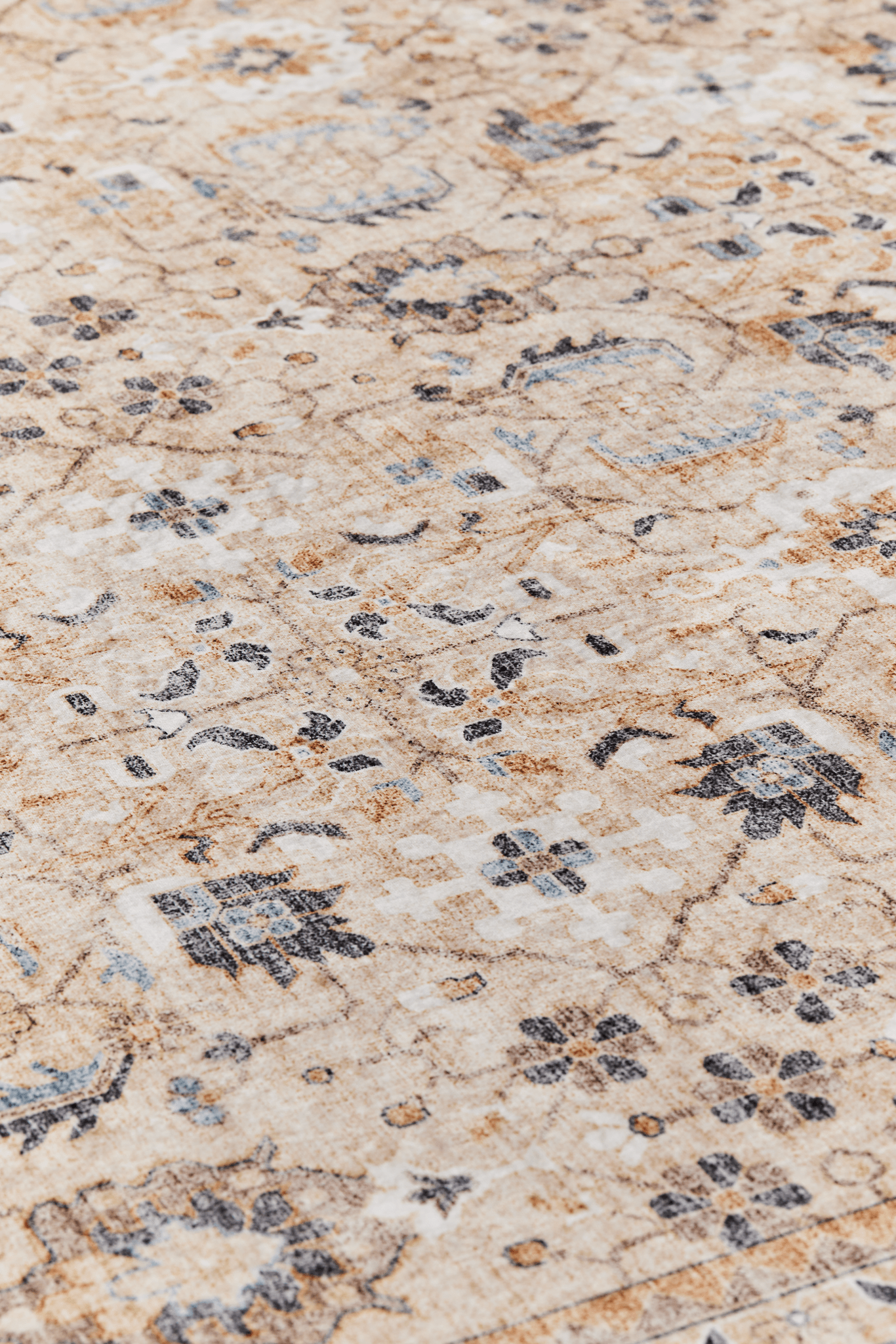 108337-0310_1; Vallila Jalokivi-käytävämatto Beige / 80x200 cm 