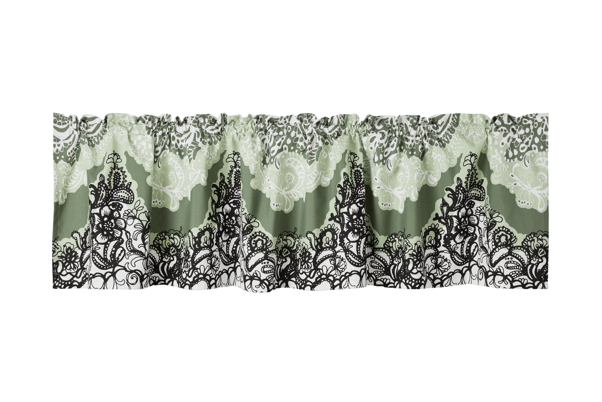 23310-61090-7700VA; Vallila Mandariini-verhokappa Vihreä / 60x250 cm 
