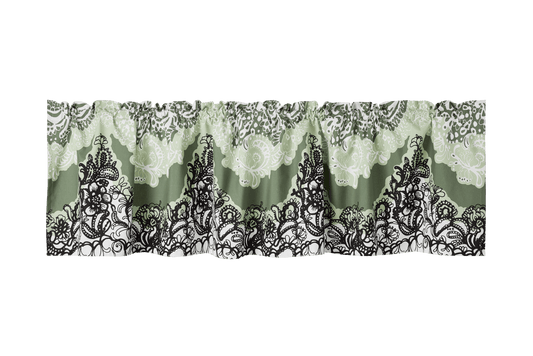 23310-61090-7700VA; Vallila Mandariini-verhokappa Vihreä / 60x250 cm 