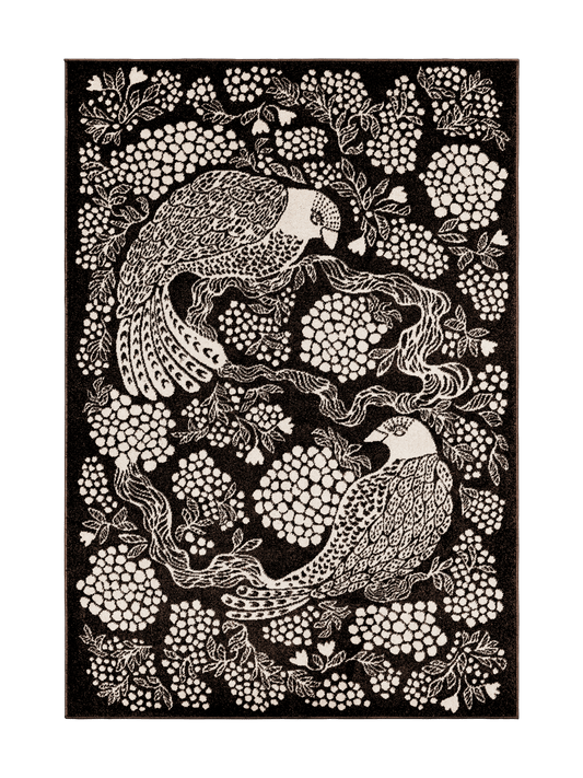 108776-9700; Vallila Viserrys-matto Tummanharmaa / 200x300 cm 