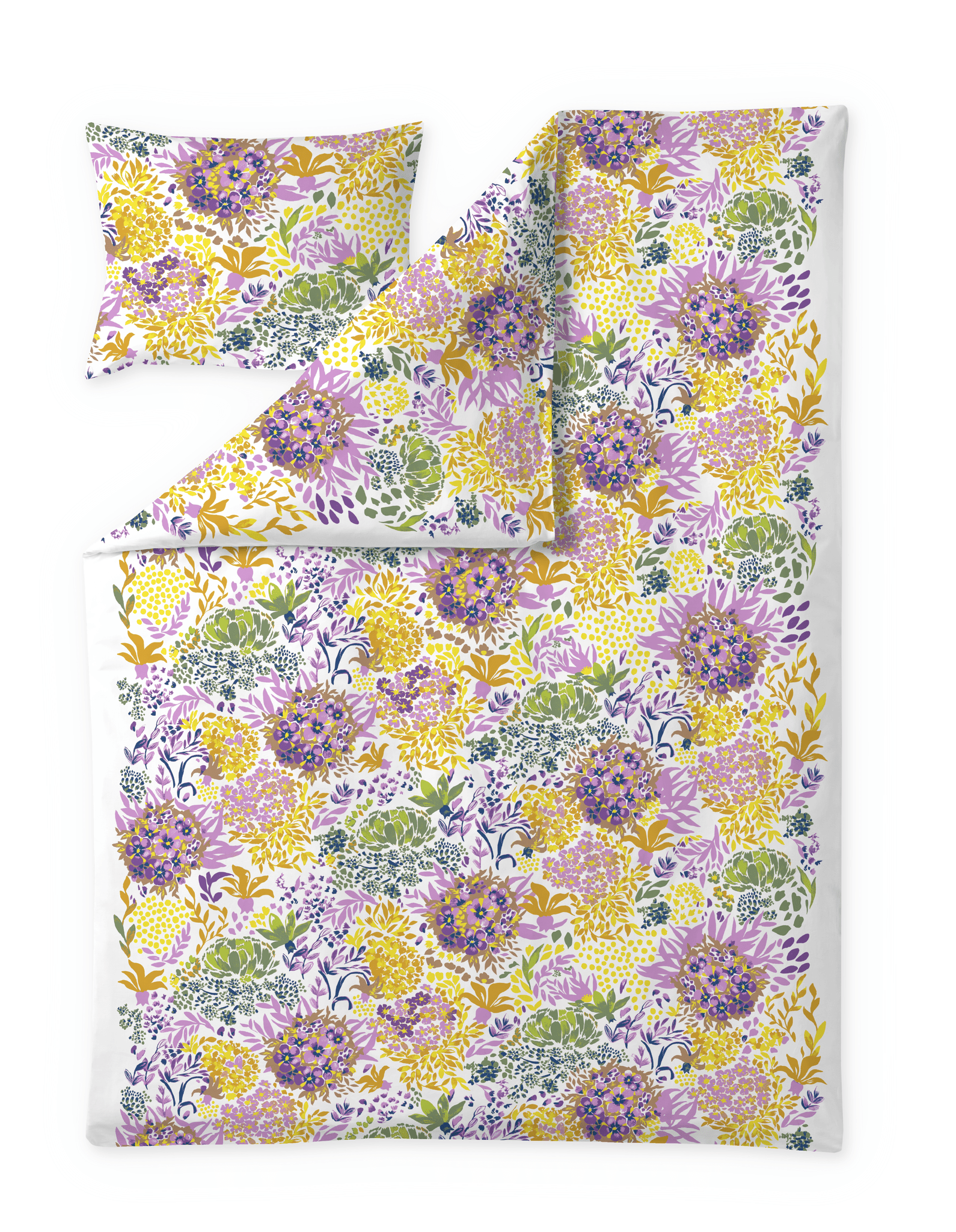 109201-1; Vallila Malva-pussilakanasetti Monivärinen / 150x210 + 50x60 cm 