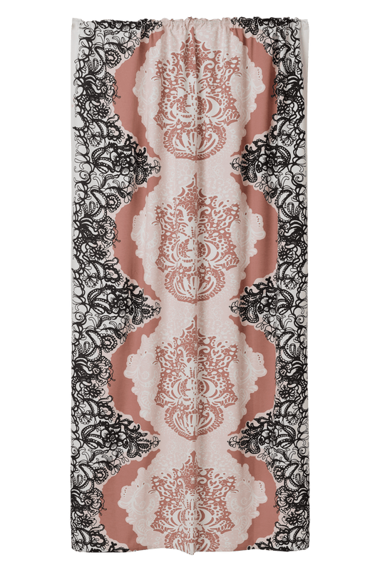104864-4099; Vallila Mandariini-verho Roosa / 140x240 cm 