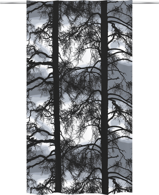 107223-143; Vallila Kelohonka-pimennysverho Harmaa / 140x250 cm 