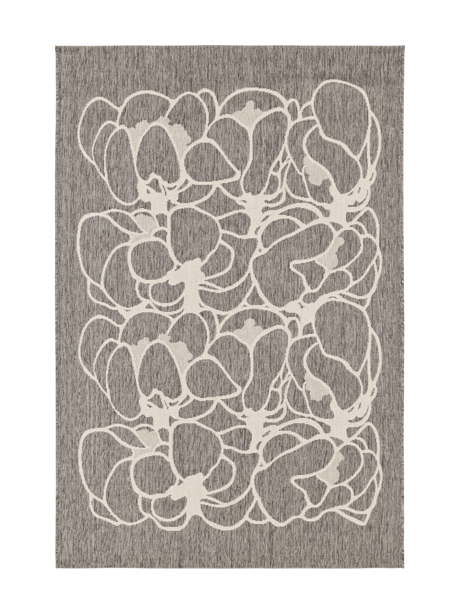 108297-9400; Vallila Makeba-matto Harmaa / 160x230 cm 