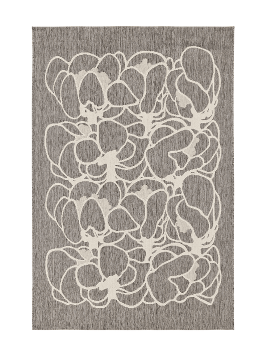 108297-9400; Vallila Makeba-matto Harmaa / 160x230 cm 